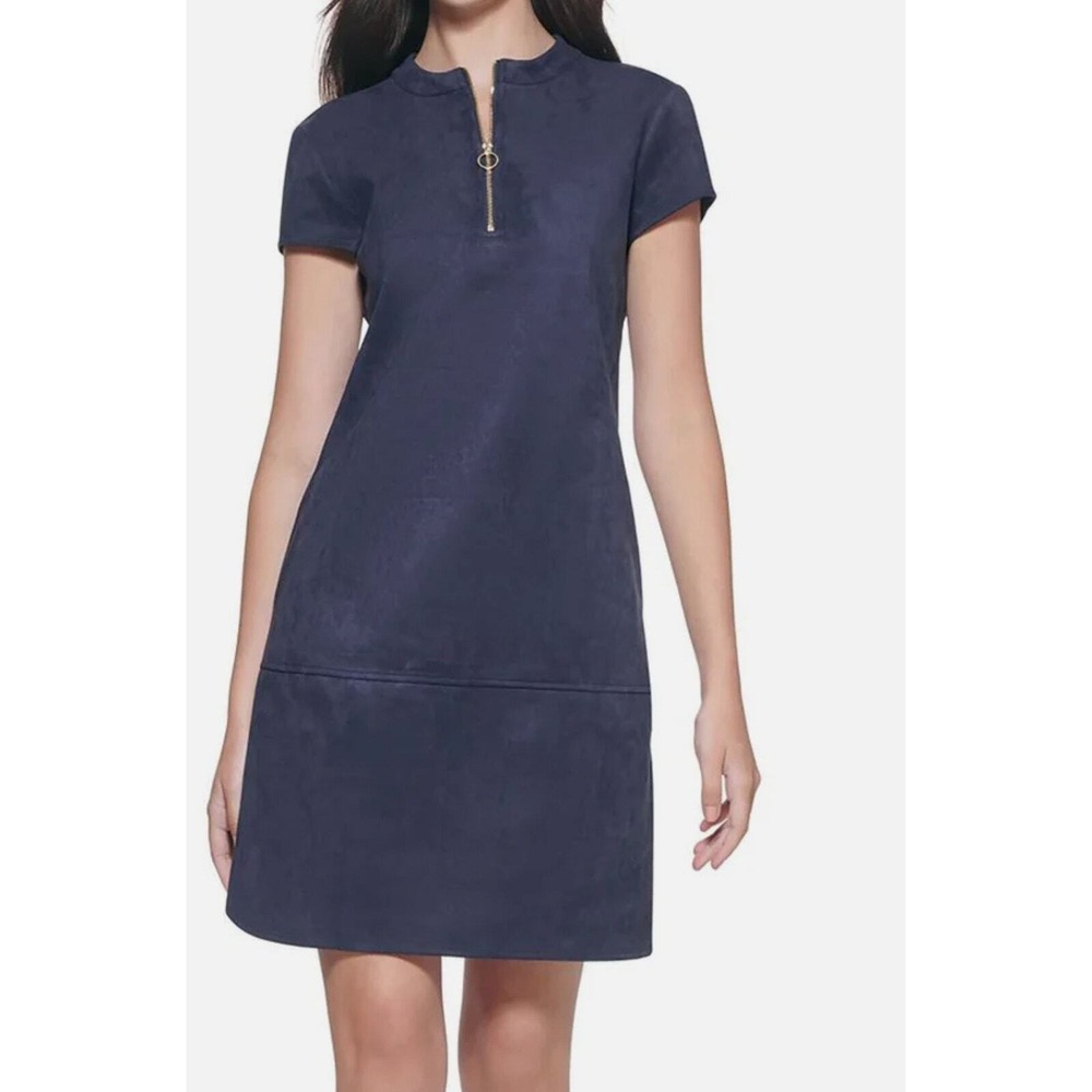 KENSIE, Faux-Suede Shift Dress,‎ Women's 12
